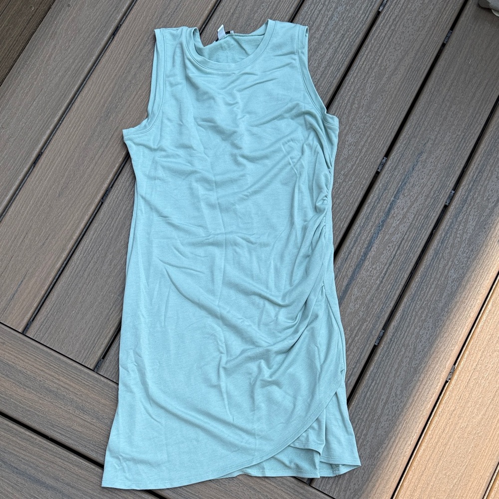 Nine West Sleeveless Light Blue Mini Dress